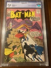 BATMAN #142 9/61 CBCS 7.0 WHITE FIRST ANCIENT MARINER  NICE GRADE COLLECTIBLE picture