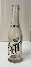 Vintage Soda Pop Beverage Bottle  - ACL -  Dream, 6 1/2 Oz,  Alliance, Nebraska picture
