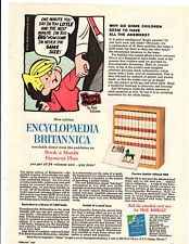 1967 Print Ad Encyclopaedia Britannica Dennis the Menace Hank Ketcham All Answer picture