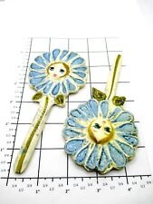 Vintage Hand Mirror Set of 2 Very Old Looking Condition - Sunflower Girls picture