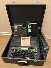VTG Brother Typewriter Executron 70 &USA Excelsior Stamford Conn Briefcase AS IS picture