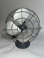 Vtg Midcentury 1950s Polar Cub 12” Oscillating Fan Made by A.C. Gilbert WORKS picture
