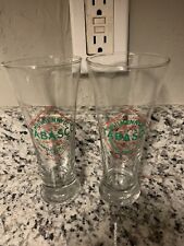 2 McIlhenny Co. Logo Tabasco Brand Products Bloody Mary Pilsner Beer Bar Glasses picture