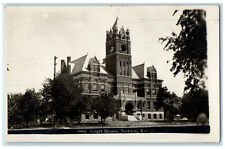 c1910 Court House Building Newton Kansas KS Antique RPPC Photo Postcard picture