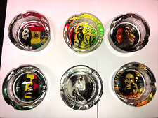 1-3.5 inch Bob Marley Reggae Glass Ashtray ,Rasta,You Choose,AshG19 picture