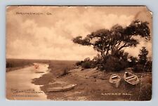 Brunswick GA-Georgia, The Marshes of Glynn, Lanier's Oak, Vintage c1910 Postcard picture