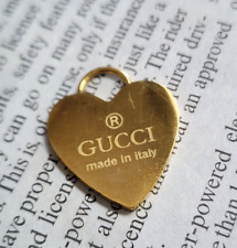Gucci metal Made in Italy heart zip pull 20 mm gold, 1 pc picture