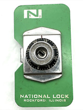 RARE Vintage Combination National Lock 63-367 Dead Bolt Locker Lock W/ combo picture