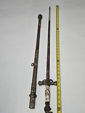 Vtg Antique Masonic (Knights Templar) Ceremonial Sword 37