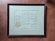 Original Franklin D. Roosevelt Signed Government Appointment NY STATE DELAFIELD picture
