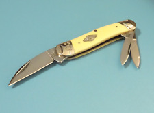 ROUGH RYDER RR1741 SWAYBACK WHITTLER Classic Carbon Yellow knife 3 3/4