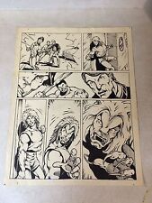 DALE KEOWN original art RARE EARLY WORK  hero turns into BEAST 1980'S WICKED picture