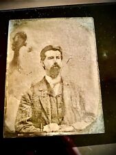 1800s Glass Negatives Of Victorian Era Gentlemen 4 Negatives-See Pics picture