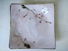 Vintage Japanese Porcelain Cherry Blossom Decorative Dish Trinket Japan  Pink picture
