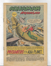 Aquaman Aqualad Prisoners of the Aqua-Planet No. 33 July-Aug 1961 Cover missing picture