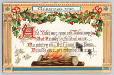 Postcard Vintage Christmas Greetings Tuck's picture