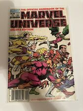 Official Handbook Of The Marvel Universe Deluxe #1-11 1985 picture
