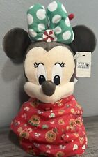 Disney Babies Plush Doll In Pouch~Holiday Baby Collection~Minnie Mouse picture