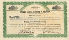 Happy Jack Mining Co. - Stock Certificate - Mining Stocks picture