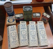  Vintage Q-B Brand Flavorings , magic shaving powder  williams mug shave, spices picture