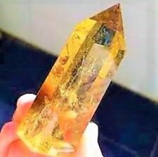 CITRINE CRYSTAL NATURAL SINGLE TERMINATED GEMSTONE PENCIL HEALING PEN YELLOW GEM picture