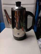 GE General Electric Percolator Automatic Coffee Pot Stainless 106856R 12 Cup EUC picture