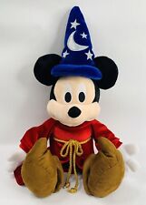 Large Fantasia Sorcerer Mickey Mouse Plush 22