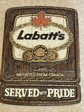 Labatt's Beer Bar sign (Hard to find) Faux Wood picture