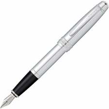 Cross Bailey, Polished Chrome, Fountain Pen with Medium Nib - NEW in Box picture