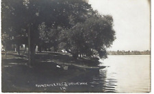 RPPC Albert Lea Minnesota c.1910 Fountain Lake & Driveway #14 picture