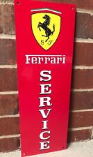 Service Ferrari Supercar Racing  Reproduction Sign Garage Decor Sign picture