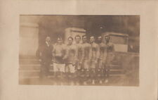 Postcard RPPC Men's Basketball Team in Uniform 1907-08 picture