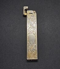 Vintage Fancy Silver & Gold Tone CALIBRI LIGHTER  Made in Japan Rare Ornate  picture