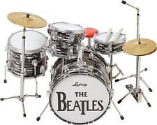 AXE HEAVEN Fab Four Classic Oyster Ringo Starr MINIATURE Drum Set Display Gift picture