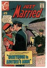 Just Married #60 1968- Charlton- Honolulu Hawaii   Air Pilot love triangle cover picture