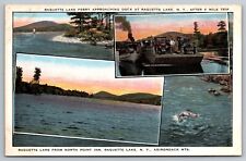 Raquette Lake, From North Point Inn, Adirondacks NY Vintage Postcard picture