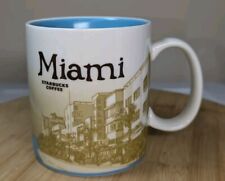 Starbucks 2009 Miami Global Icon Collector Series 16oz Ceramic Mug EUC picture