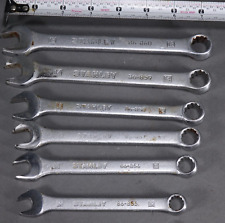 Stanley 6 pc. Combination Wrench Set 10-15mm 86-860 859 858 857 856 855 picture
