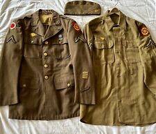 ORIGINAL WW2 US ARMY UNIFORM 37TH INFANTRY DIVISION JACKET HAT PATCHES SHIRT PTO picture