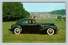 Automobile-1937 Cord Model 812 Custom Beverly Sedan Harbor View Vintage Postcard picture