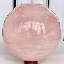 Natural Pink Rose Quartz Sphere Crystal Ball Reiki Healing 3820G picture