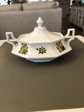 Johnson Bros England Porcelain Vegetable Bowl w/Lid Tureen Soup Covered Dish picture