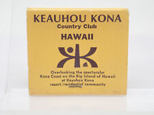 Keauhou Kona Country Club Hawaii Vintage Matchbook picture