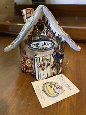 Blue Sky Clayworks 2001 Heather Goldminc Blue Skies Cottage Tea Candle House picture