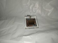 Lucite Intel Inside Keychain with Intel Microprocessor CPU w Real Chip picture