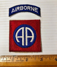 82nd Airborne Patch All Americans -US Badge AA Uniform Insignia Army 1950's-P6 picture