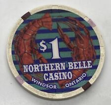 Casino Windsor / Northern Belle Casino $1 Chip Ontario Canada H&C picture