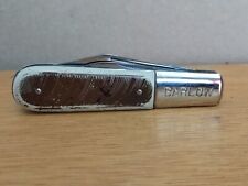 Vintage Imperial / Barlow Two Blade Pocket Knife in Good Condition, White Handle picture