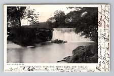 New York NY-New York, Bronx Park, Lower Falls Near Zoo c1907 Vintage Postcard picture