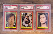 1983 Topps Star Wars Han Solo and Princess Leia PSA9 Lot picture